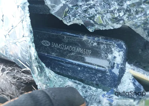 2020 Hyundai Santa Fe Se from USA, damaged, VIN 5NMS23AD0LH165119